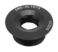 Tornillo de biela, M20 Hueco Ligero Aleación Aluminio Resistente, Perno Cigüeñal para Bicicleta Carretera Entrenamiento Carreras Profesionales Reparación Rápida