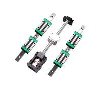 Tornillo de bola anti-juego Kit de tornillos de bola SFU2005 + HGR20, guía lineal con 4 bloques deslizantes HGH20CA L550-1000mm + HM15-57(950mm)