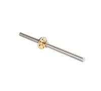 Tornillo de bola anti-retroceso 1 pieza T12*10 Tornillo trapezoidal de gran longitud de 100-1000 mm Tornillos de motor Tuercas Piezas de máquinas CNC(800mm)