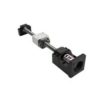 Tornillo de bola antijuego Kit de tornillos de bola SFU1204 550-1000 mm C7 Dia12 mm Paso 4 mm con tuerca de bola simple + BF10 + HM10-57 + DSG12H + acoplador (700 mm)