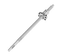 Tornillo De Bola Enrollado SFU1204 Ballnut Anti-Backlash Longitud 300 Mm Diametro 12 Mm Para Maquinas CNC Y Automatizacion Industrial