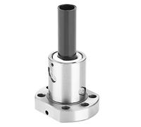 Tornillo de Bolas con Bridas de Acero para Rodamientos de 16 Mm con Tuerca de Bolas, Apto para SFU1605, 2 Piezas, Acero para Rodamientos GCr15, Tornillo de Bolas RM1605