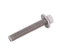 Tornillo de Brida SS304, 10 Uds., Tornillos de Brida Hexagonal de Acero Inoxidable M6, Tornillo de Tapa, Tornillos de Cabeza de Arandela, Sujetador (M6*35)