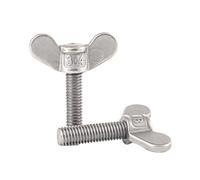 Tornillo de cabeza de ala M8 M10 M12 M14 M16 304 tornillos de apriete manual de mariposa de acero inoxidable perno de ajuste(M10x70mm-1pcs)