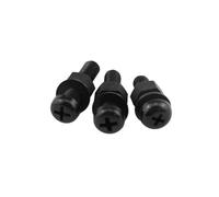 Tornillo de cabeza de nailon, tuerca y arandela plana, combinación triple, M2-M8(25set M5x15)