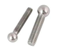 Tornillo de cabeza esférica de acero inoxidable 304 / Perno de soporte giratorio universal(2pcs M20X50X25)