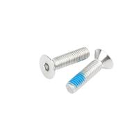 Tornillo de cabeza hexagonal avellanada de acero inoxidable 304, M2, M2.5, M3, M4, M5, M6, semirecubierto, con dispensador de pegamento azul.(M5x8mm-20pcs)