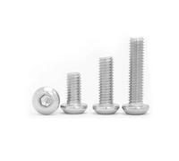 Tornillo de cabeza hexagonal de acero inoxidable 304-2/50 pernos de máquina de cabeza redonda for carpintería, 2# a 3/8-16(3/4",20pcs 8-32)