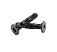 tornillo de cabeza hexagonal interno, Tornillo de cabeza plana hueca acero negro 10.9 M1.6-M24 Paquete 10/50/100(M2.5-0.45 x 6mm - 400pcs)