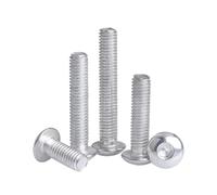 tornillo de cabeza hexagonal interno, Tornillos de cabeza abombada hexagonal aleación aluminio 6061, M3, M4, M5, M6, M4-M10(M5 x 0.8 x 30mm)