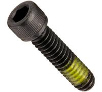 Tornillo de cabeza hueca de acero de aleación, llave hexagonal, parche de nailon, 5-40, 3/8" de longitud (paquete de 10)