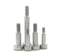 Tornillo de cabeza hueca hexagonal de acero inoxidable 304 A2, de alta resistencia, con cojinete de rodillos y hombro, 1/5 unidades, M2, 2,5, 3,4, 5,6, 8,10 y 12 unidades(60mm,5pcs 5-M4)