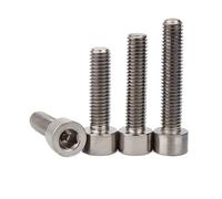 Tornillo de cabeza hueca hexagonal de titanio puro Gr2 DIN912, M1.6, M2, M2.5, M3, M4, M5, M6, M8, M10, M12, TA2, longitud de 5 a 70 mm, 1/3 piezas(35mm,2pcs M5)