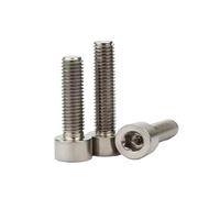 Tornillo de cabeza hueca hexagonal de titanio TA2 Gr2, M1.6, M2, M2.5, M3, M4, M5, M6, M8, M10, longitud de 6 mm a 60 mm(6mm,M3 5pcs)