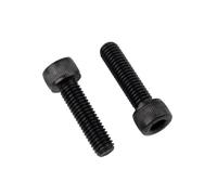 Tornillo de cabeza hueca hexagonal M3 M4 M5 M6 M8 M1.4M1.6 M2 M2.5 A2 304 tapa de acero inoxidable cabeza Allen Blot grado 12,9 negro DIN912(Carbon Steel,12MM_M8 5PCS)