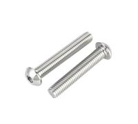 Tornillo de cabeza hueca hexagonal M5 redondo de acero inoxidable 316 A4, longitud de 4-100 mm, ISO7380(18mm)