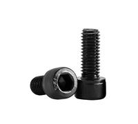 Tornillo de cabeza hueca hexagonal negro M2 M3 M4 M5 M6 Tornillos acero al carbono for máquina motocicleta Tuerca(Cup,12MM_M2(30PCS))