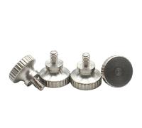 Tornillo de cabeza plana moleteada, Tornillos moleteados Aleación de zinc y acero inoxidable 304 M2-M12 3-80 mm 24 piezas(60mm,M2.5 X5PCS)