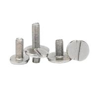 Tornillo de cabeza plana ranurada M3, de una sola palabra, de acero al carbono niquelado, diámetro de la cabeza de 9 mm, longitud de 5 mm a 10 mm (30 unidades), M3 x 5 mm x 9 mm(M3x5mmx9mm)