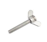 Tornillo de cabeza plana Tornillo M4 M5 M6 Cabeza Pulgar Yuanbao Perno de ajuste Tornillos(M6x25mm-2pcs)