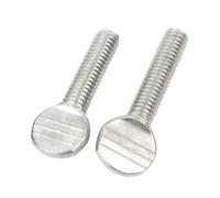 Tornillo de cabeza plana Tornillos de acero for el pulgar raquetas tenis mesa, tornillos cabeza plana M4 M5 M6 M8 M10(16mm,M5(5pcs))