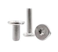 Tornillo de cabeza plana ultrafina de seis lóbulos Torx de acero inoxidable 304 A2, 5/10/50 x cm, M1.6, M2, M2.5, M3, M4, M5, M6, M8, longitud de perno: 2-50 mm(8mm,M6 10pcs)