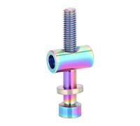 Tornillo de cabeza redonda para tija de sillín de bicicleta, aleación de titanio, M5x30/35/40mm (M5x35)