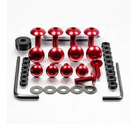 tornillo de carenado de aluminio Kit Pro-Bolt rojo SV650 03-04 y 05+ de 650 FSU191R