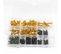 Tornillo De Carenado Para Motocicleta Accesorios Para Tornillos De Parabrisas Para Z900RS Z1000 Z1000SX Pernos piezas motocicleta(Gold)