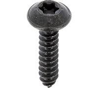 Tornillo de chapa de cabeza redonda grande RLX Torx en blíster, 4,2 mm x 19 mm, NFE 25-655, zinc negro, lote de 20