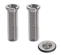 Tornillo de Colador de Fregadero, Fregadero Cesta Filtro Tornillo Tornillo Hueco, 2pc Inoxidable 304 Tornillo Hueco, Fregadero Fregadero Cesta Tornillo Acero Inoxidable Cocina Lavabo Tornillo, 45mm