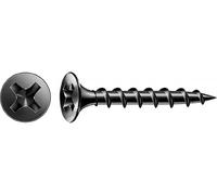 SPAX GIX-B 1891170390355 - Tornillos de rosca gruesa de 3,9 x 35 mm, 1000 unidades, cabeza de trompeta, estrella H2, tornillos para construcción en seco de madera