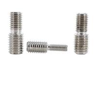 Tornillo de conversión M4 M5 M6 M8 M10 M12 M16 M20, rosca métrica de acero inoxidable, perno reductor convertidor de doble extremo(M4X15-M8X15)