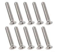 Tornillo de copa plana de 30 mm de acero inoxidable para madera | Cabeza avellanada, 30 mm de longitud, ideal para maderas blandas, maderas duras, aglomerados, tableros de fibra