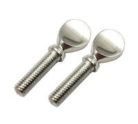 Tornillo De Cuello Para Saxofón, Piezas De Repuesto Para Saxofón, Accesorio Para Instrumentos De Viento De Madera, Color Dorado Y Plateado, 2 Uds. (Color : Silver)