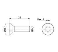 Tornillo de disco de freno en cubo de rueda TEXTAR TPM0015