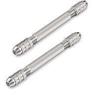 Tornillo de doble extremo para taladro de mano, taladro de resina, herramientas de torsión con pinza de cobre, herramientas de fabricación de joyas para bricolaje, llavero, pulseras, collar (8 piezas)