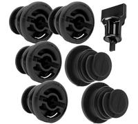 Tornillo de drenaje de aceite, 6 unidades, 06l103801, tornillo de aceite de plástico, compatible con A-ud-i A1 A3 A4 A5 A6 A7 Q3 Q5 S3 TT, compatible con Volkswagen, Audi Ölschraube plástico