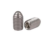 Tornillo de empuje de resorte con bola, Paquete de 5 pernos hexagonales acero inoxidable A2 M3-M16 x 6-30mm(M4x12mm)