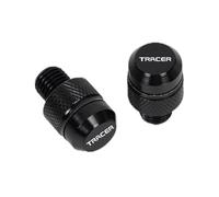 Tornillo de espejo retrovisor de aleación de alumi Para Tr@&acer 900 700 GT &acer700 7 2016-2025 Accesorios Para Motos CNC Tapones Para Orificios De Espejos Tornillos Pernos Tapas Cubierta(Black)