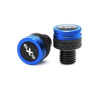 Tornillo de espejo retrovisor Para CLX700 M10X1.25 Accesorios Para Motocicletas Tapón Roscado De Aluminio CNC Para El Orificio Del Espejo Retrovisor Lateral(Blue)