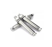 Tornillo de expansión acero inoxidable 316 M6 M8 M10 M12 con manguito hexagonal for perno anclaje hormigón(3PCS,M12x150)