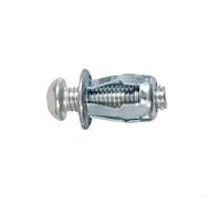 Tornillo de expansión de acero al carbono para montaje de matrícula y accesorios de candelabro, paquete de 30 soluciones de fijación para aplicaciones industriales y residenciales (M5 x 25)