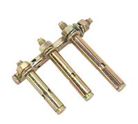 Tornillo de expansión M6 Perno de expansión Manga de anclaje Ancla de concreto Perno de expansión interna tira de desaceleración del cono de extensión(5pcs,M6x80mm)