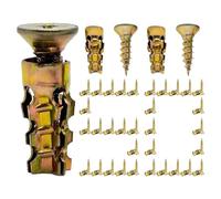 Tornillo de expansión para bisagras y reparaciones metálicas de expansión | Kit de reparación de agujeros tornillos para bisagras móviles para agujeros puertas armario montaje muebles instalación yeso