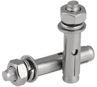 Tornillo de expansión, Tornillo de expansión incorporado con cabeza hexagonal M6-M20 Pernos anclaje for concreto Acero inoxidable 304