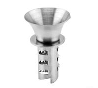 Tornillo de exprimidor de cítricos de acero inoxidable para jugo de limón | Diseño de tornillo que penetra en la cáscara, máximo rendimiento, sin pulpa, apto para lavavajillas, plata