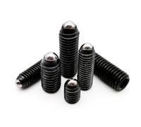 Tornillo de fijación con émbolo de bola de resorte con cabeza hexagonal de acero de grado 12.9, 1/5/10/20 piezas, M2.5, M3, M4, M5, M6, M8, M10, M12, M16