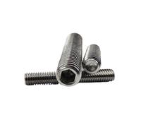 Tornillo de fijación con punta de copa hexagonal DIN916 de acero inoxidable 304, perno sin cabeza M1.6-M16(20mm,10pcs M5)