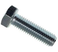 Tornillo de fijación de alta resistencia ZP M12 x 40 mm (caja 25), adecuado para su uso en ingeniería, producción, construcción, reparación y mantenimiento. Chapado en zinc para un acabado más